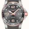 Men'S LONGINES | Longines Hydroconquest Automatic 43Mm Rose-Gold And Grey Watch