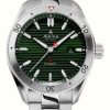 Men'S Alpina | Alpina Alpiner 4 Automatic (44Mm) Green Dial / Stainless Steel