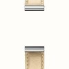 Women'S Herbelin | Herbelin Antares Interchangeable Watch Strap - Cream Leather / Stainless Steel - Strap Only