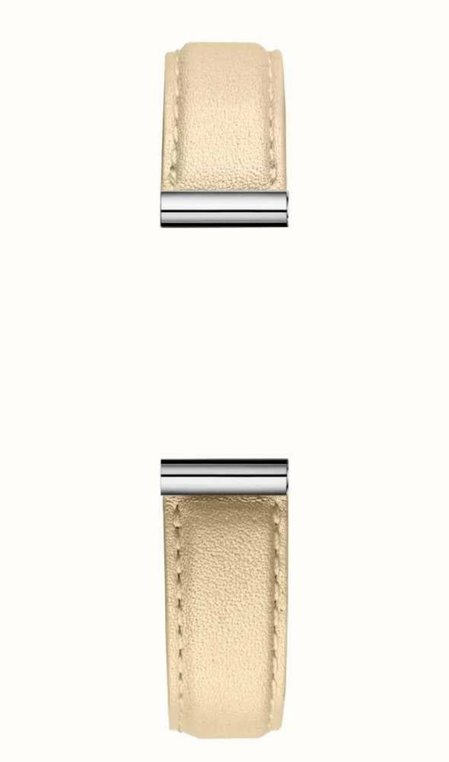 Women'S Herbelin | Herbelin Antares Interchangeable Watch Strap - Cream Leather / Stainless Steel - Strap Only