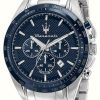 Men'S Maserati | Maserati Men'S Traguardo | Blue Chronograph Dial | Stainless Steel Bracelet