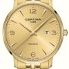 Men'S Certina | Certina Ds Caimano Quartz 39Mm Gold Pvd Coated