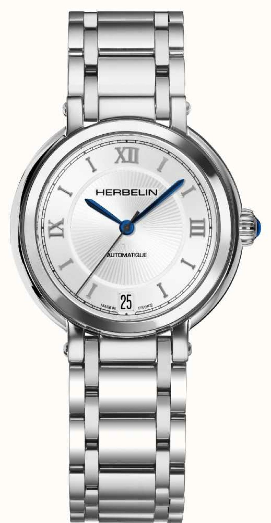 Women'S Herbelin | Herbelin Galet Women'S Automatic Watch Silver Dial