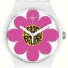 Men'S Swatch | Swatch Bioceramic Flower Power Flower Hour Watch