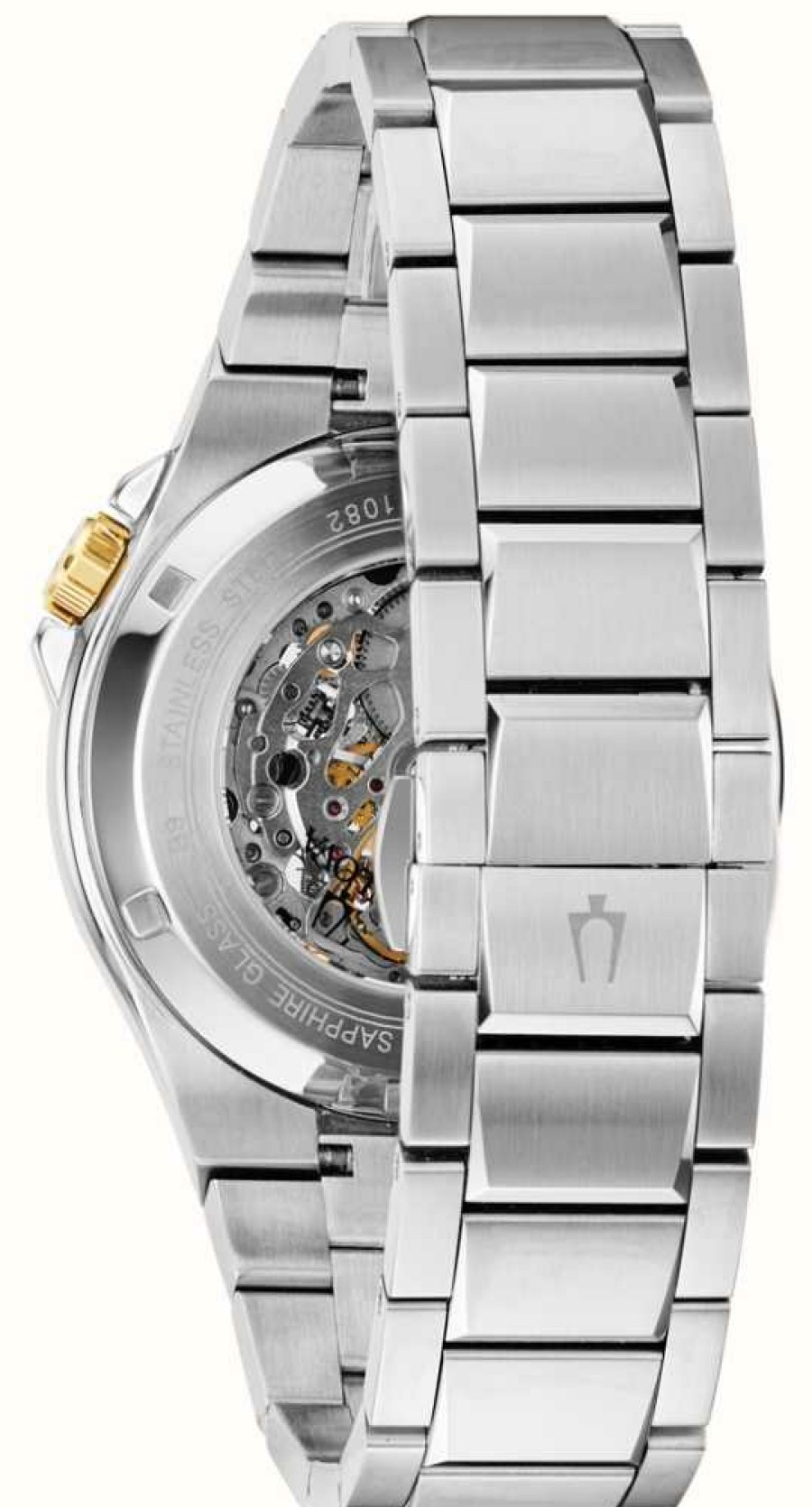 Men'S Bulova | Bulova Maquina | Men'S | Stainless Steel Bracelet | Skeleton Dial