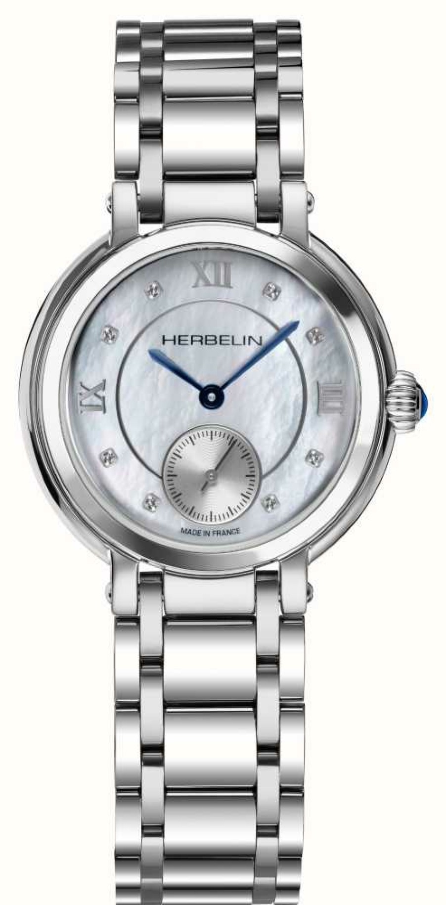 Women'S Herbelin | Herbelin Galet Women'S White Mother-Of-Pearl Dial