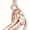 Jewelry Thomas Sabo Jewellery | Thomas Sabo Sterling Silver | 18K Rose Gold Plated | Horse | Charm