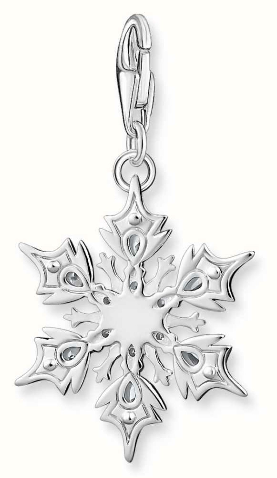 Jewelry Thomas Sabo Jewellery | Thomas Sabo Sterling Silver | Crystal Set | Snowflake Charm