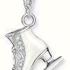 Jewelry Thomas Sabo Jewellery | Thomas Sabo Ice Skate Charm | Sterling Silver | Crystal Set