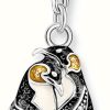 Jewelry Thomas Sabo Jewellery | Thomas Sabo Penguin Couple Charm | Sterling Silver | Crystal Set