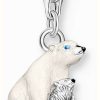 Jewelry Thomas Sabo Jewellery | Thomas Sabo Charm Pendant | Polar Bears | Sterling Silver