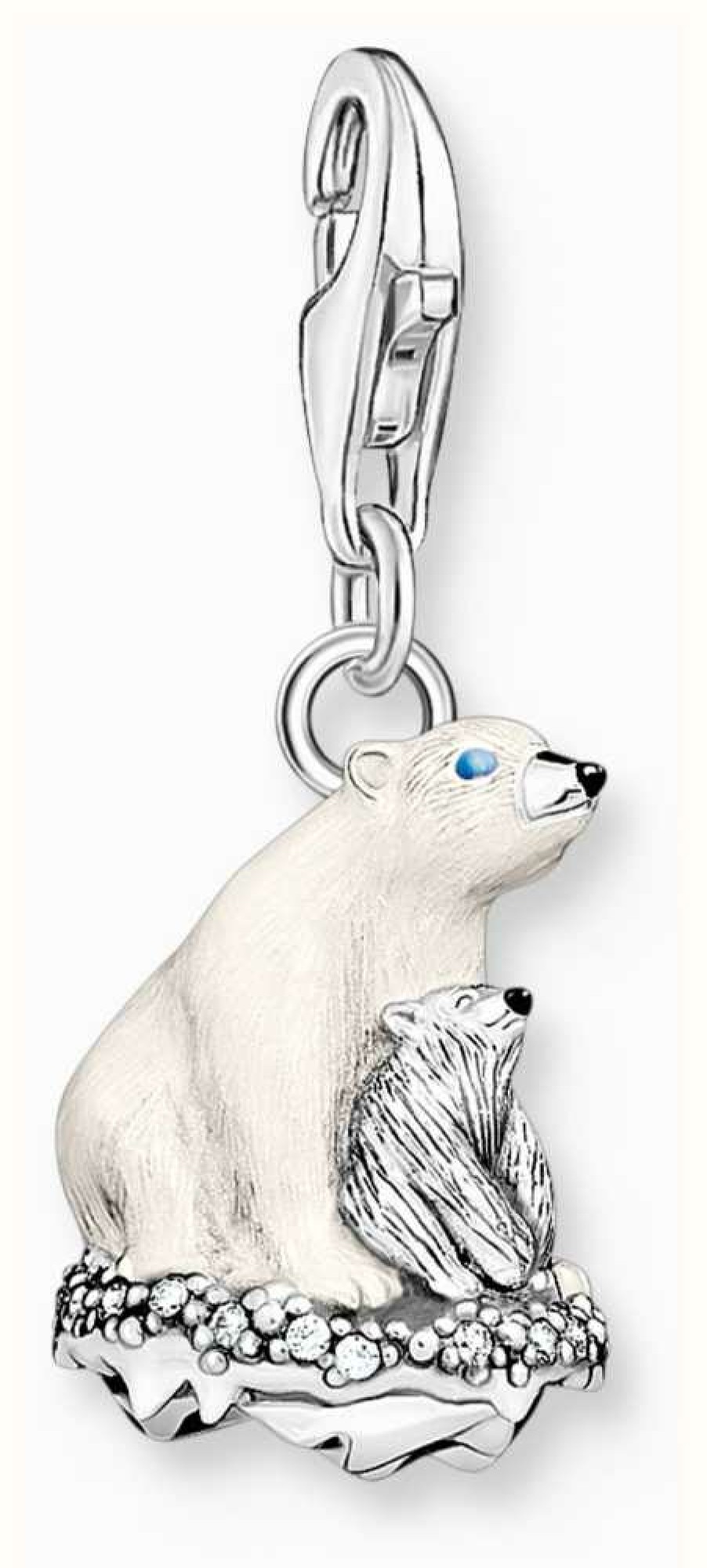 Jewelry Thomas Sabo Jewellery | Thomas Sabo Charm Pendant | Polar Bears | Sterling Silver