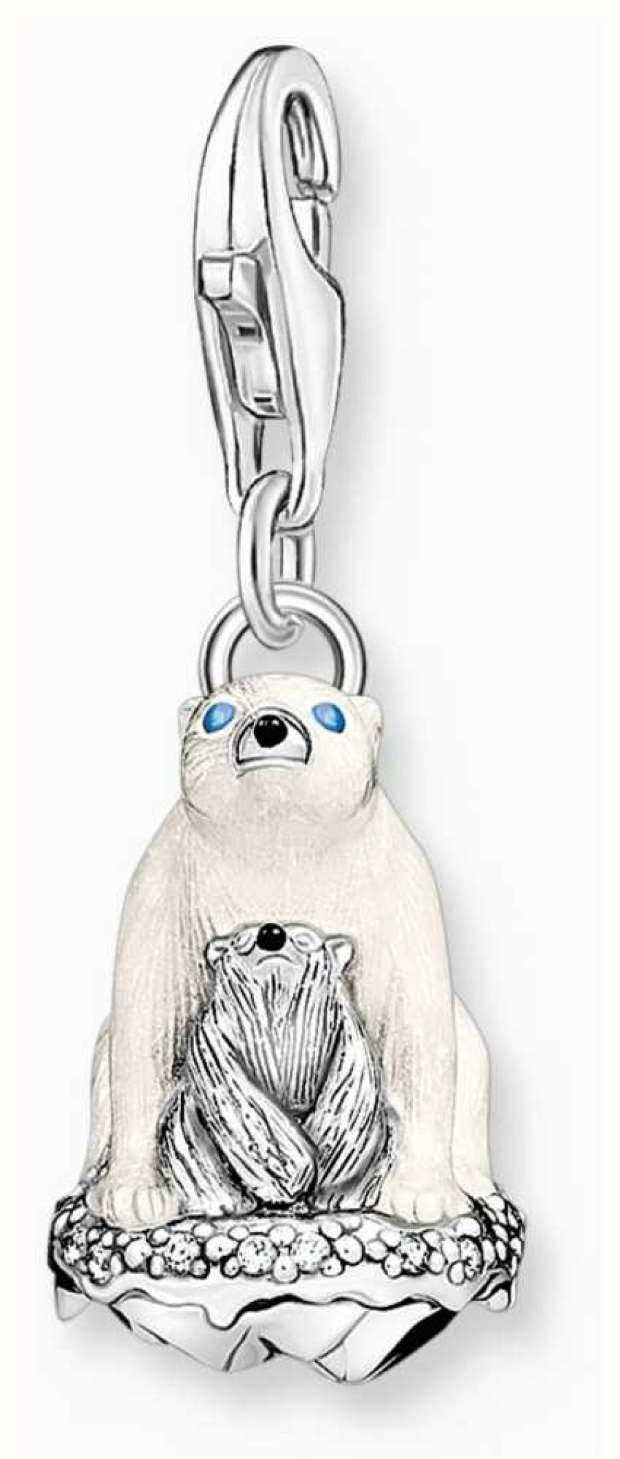 Jewelry Thomas Sabo Jewellery | Thomas Sabo Charm Pendant | Polar Bears | Sterling Silver