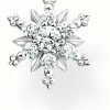 Jewelry Thomas Sabo Jewellery | Thomas Sabo Snowflake Single Stud Earring | Sterling Silver | Crystal Set