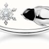 Jewelry Thomas Sabo Jewellery | Thomas Sabo Polar World Penguin Snowflake Ring | Sterling Silver | Crystal Set | Eu 56