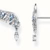 Jewelry Thomas Sabo Jewellery | Thomas Sabo Rising Phoenix Stud Earrings | Sterling Silver | Crystal Set