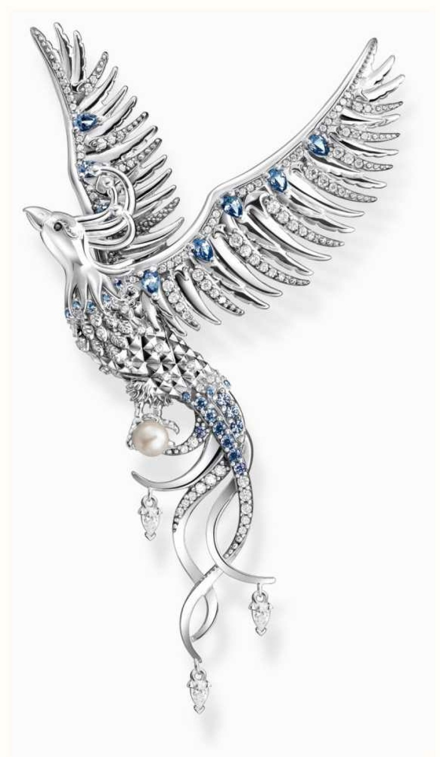 Jewelry Thomas Sabo Jewellery | Thomas Sabo Rising Phoenix | Sterling Silver | Phoenix Pendant Only | Crystal Set