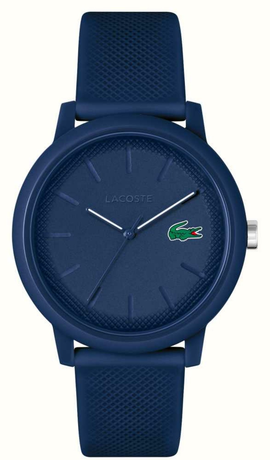 Men'S Lacoste | Lacoste 12.12 | Blue Dial | Blue Resin Strap