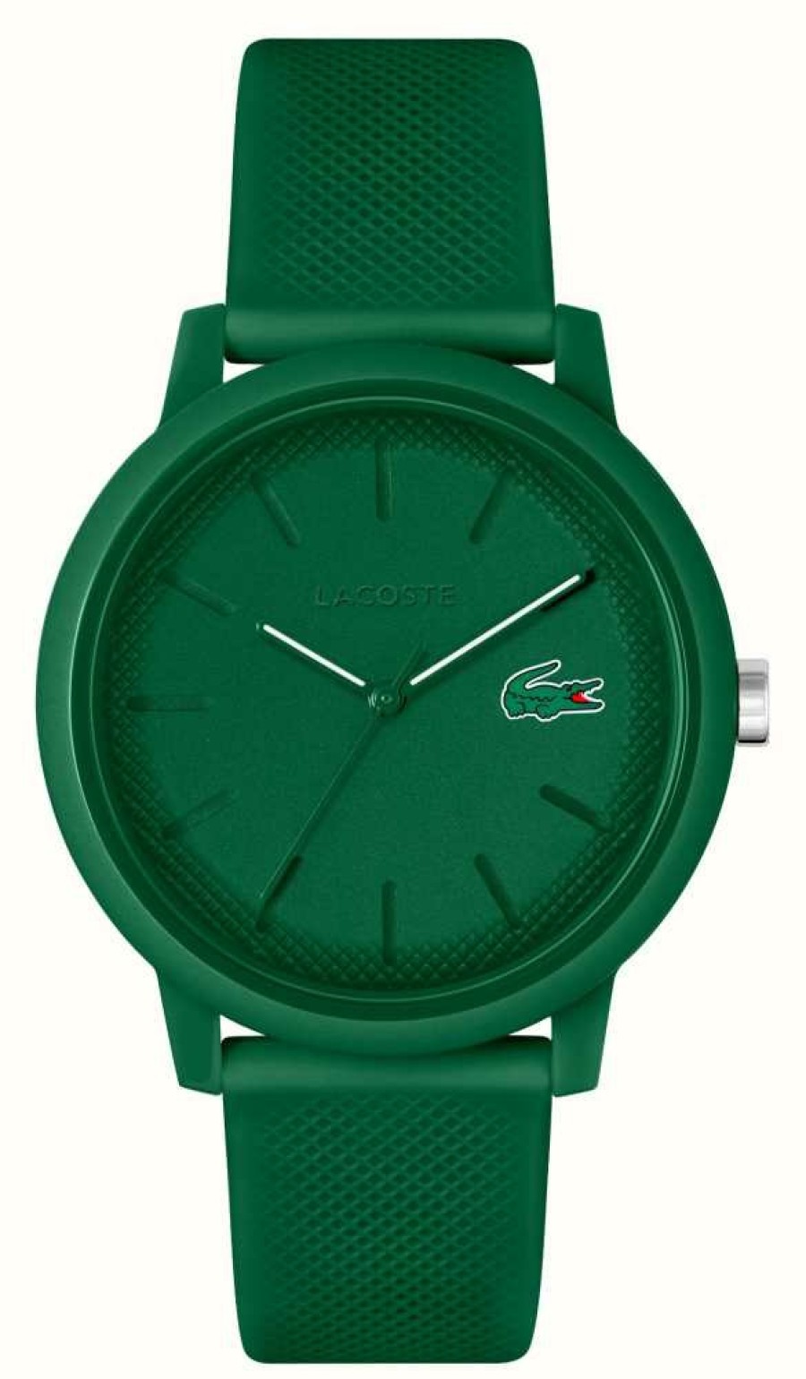 Men'S Lacoste | Lacoste 12.12 | Green Dial | Green Resin Strap