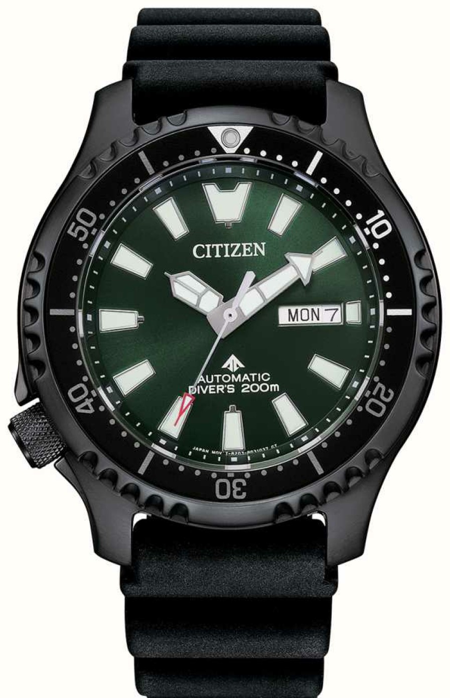 Men'S Citizen | Citizen Men'S Automatic Promaster Dive Black Plated