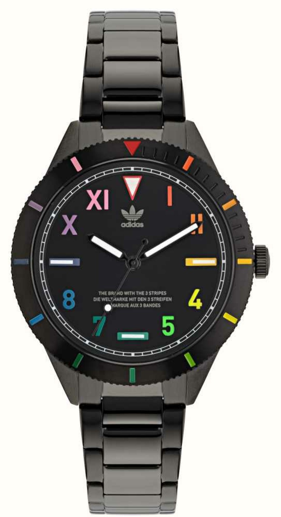 Women'S Adidas | Adidas Edition Three | Black Dial | Black Pvd Steel