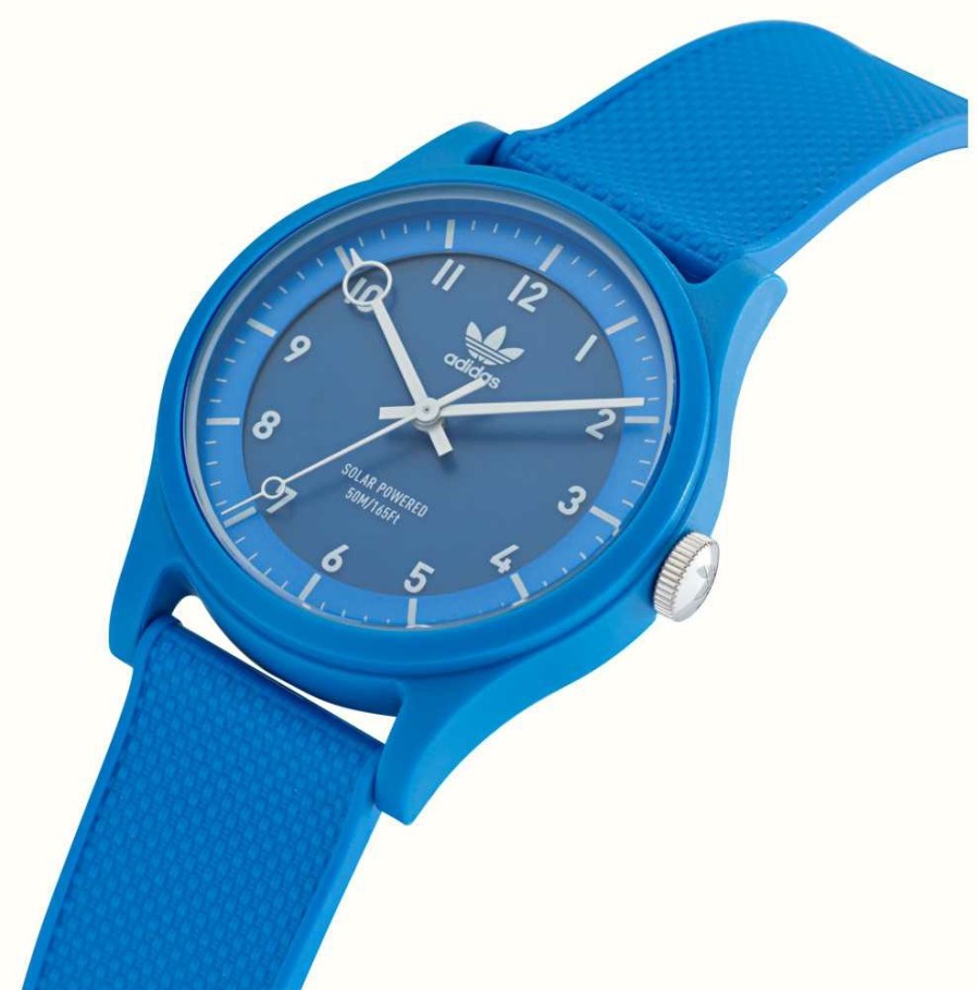 Women'S Adidas | Adidas Project One | Solar Powered | Blue Dial | Blue Silicone Strap