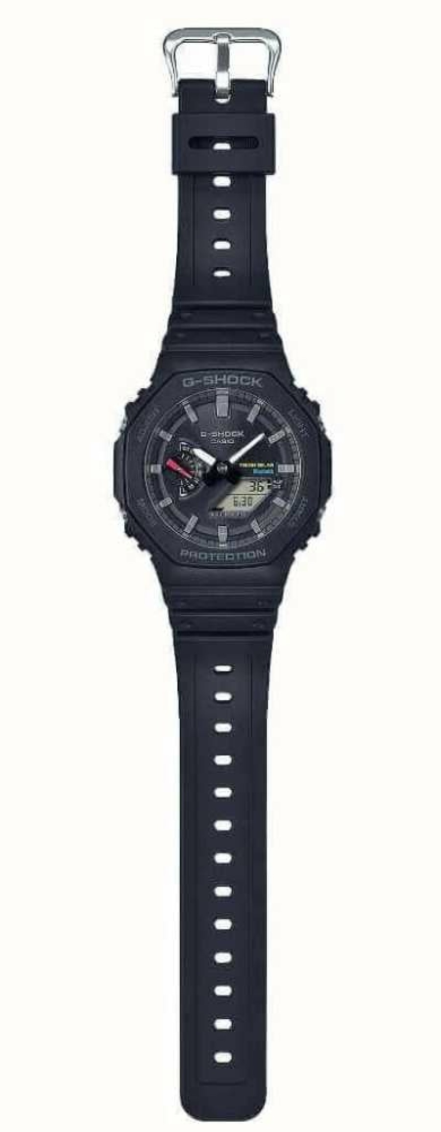 Men'S Casio | Casio Men'S Bluetooth G-Shock Black Solar Power Watch With Resin Strap