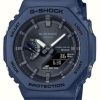 Men'S Casio | Casio Men'S Bluetooth G-Shock Blue Solar Power Watch With Resin Strap